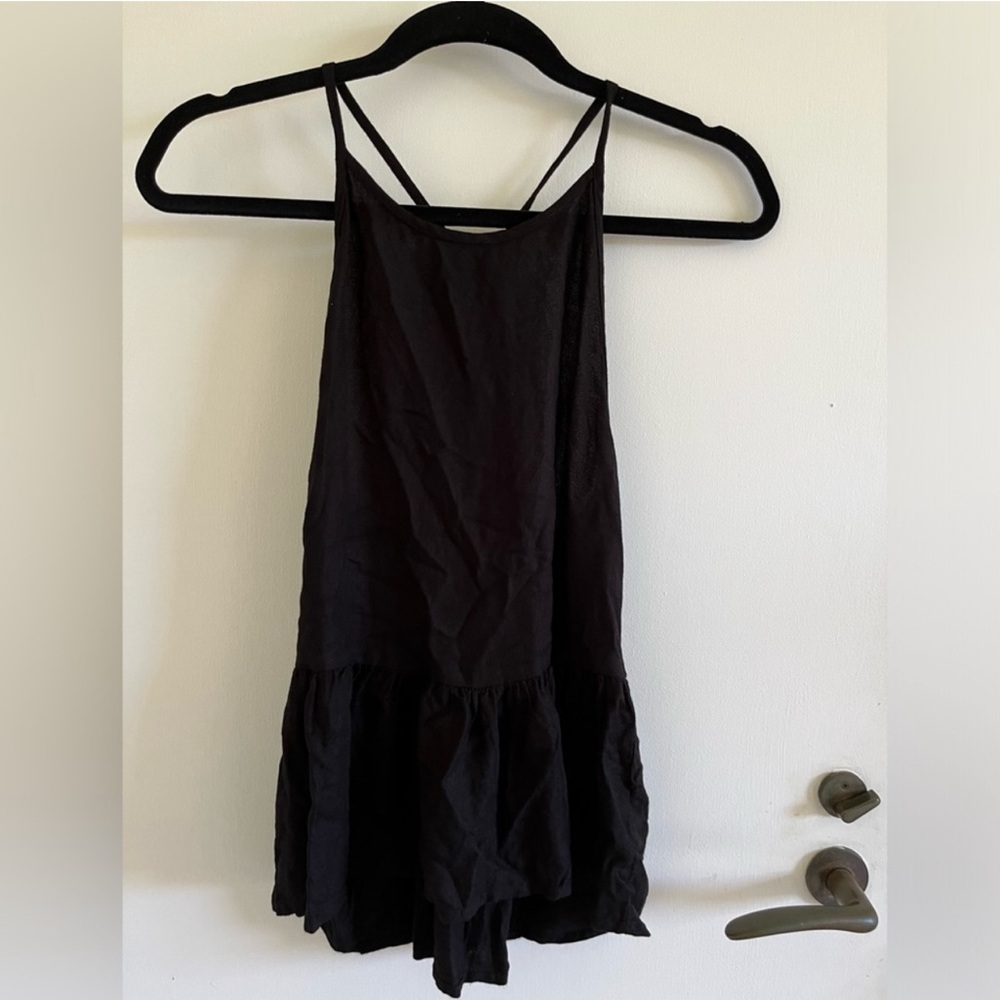 Volcom Black Peplum Tank